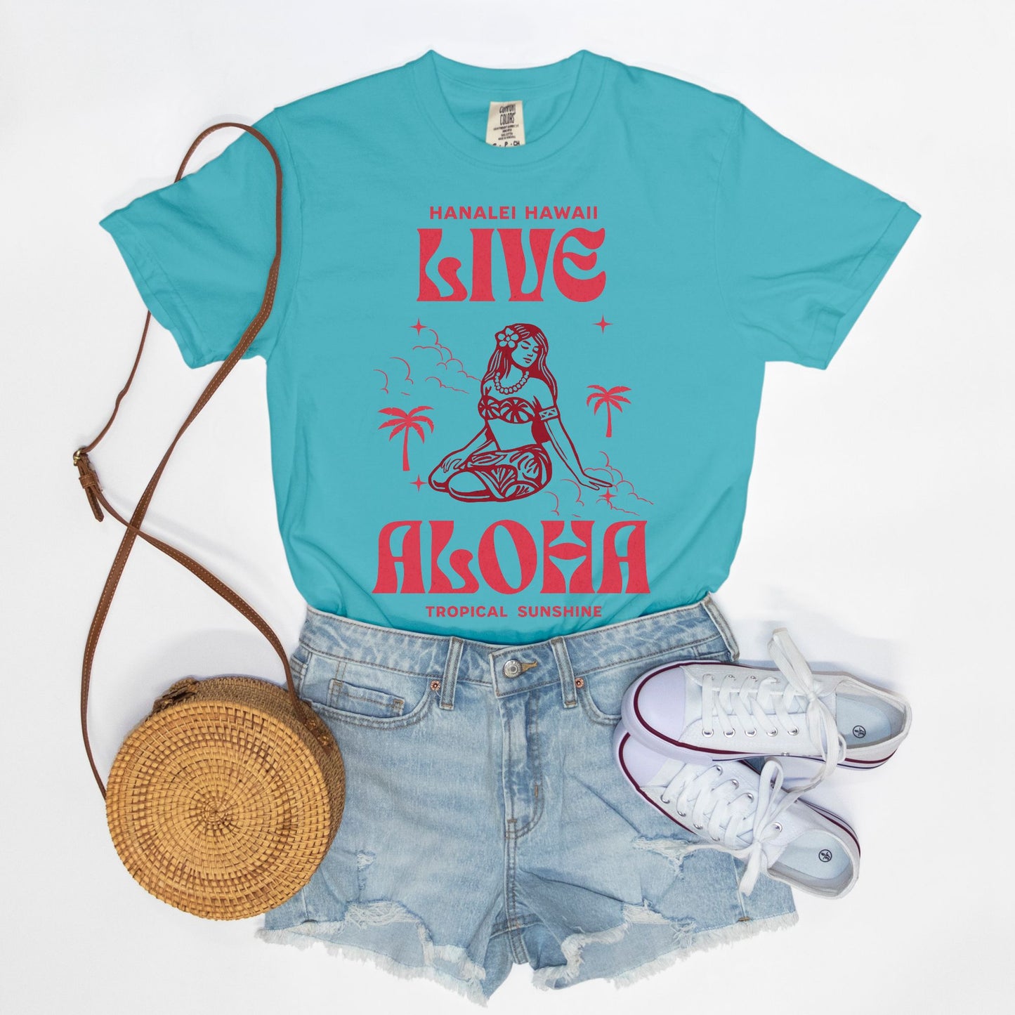 Live Aloha - Cotton T Shirt