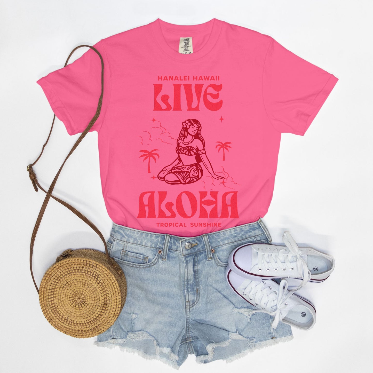 Live Aloha - Cotton T Shirt