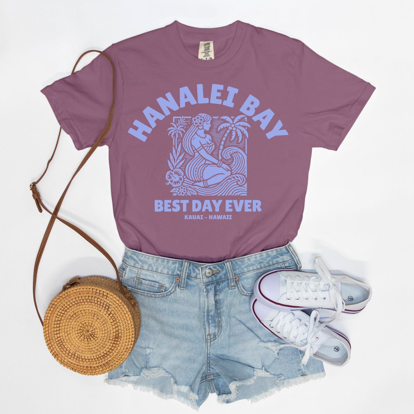 Hanalei Bay - Best day ever - Coton T Shirt