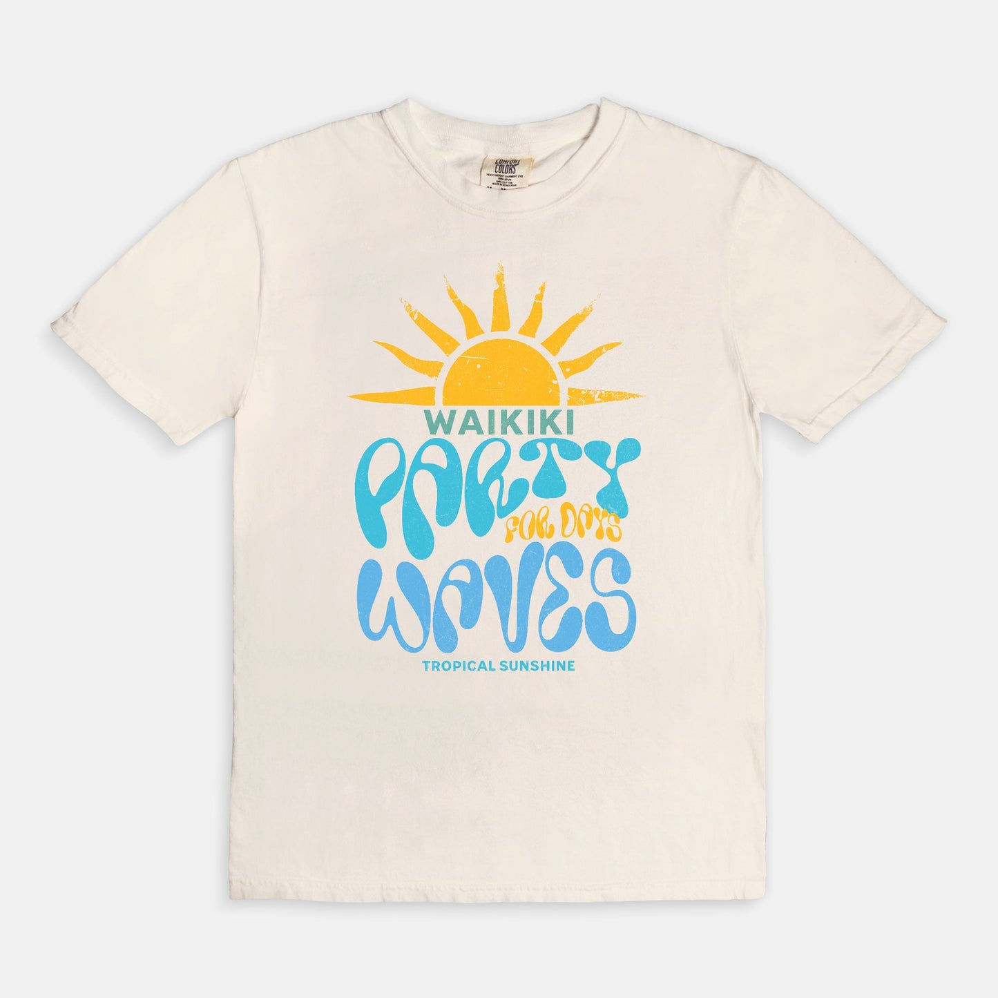 Waikiki - Party Waves for Days - Cotton T-Shirt