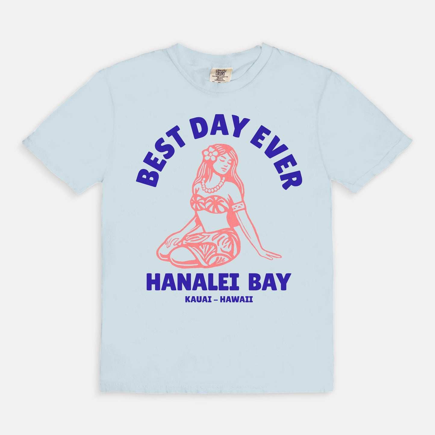 Vintage Edition - Best Day Ever – Hanalei Bay Logo Girl - Kauai - Hawaii T-shirt -