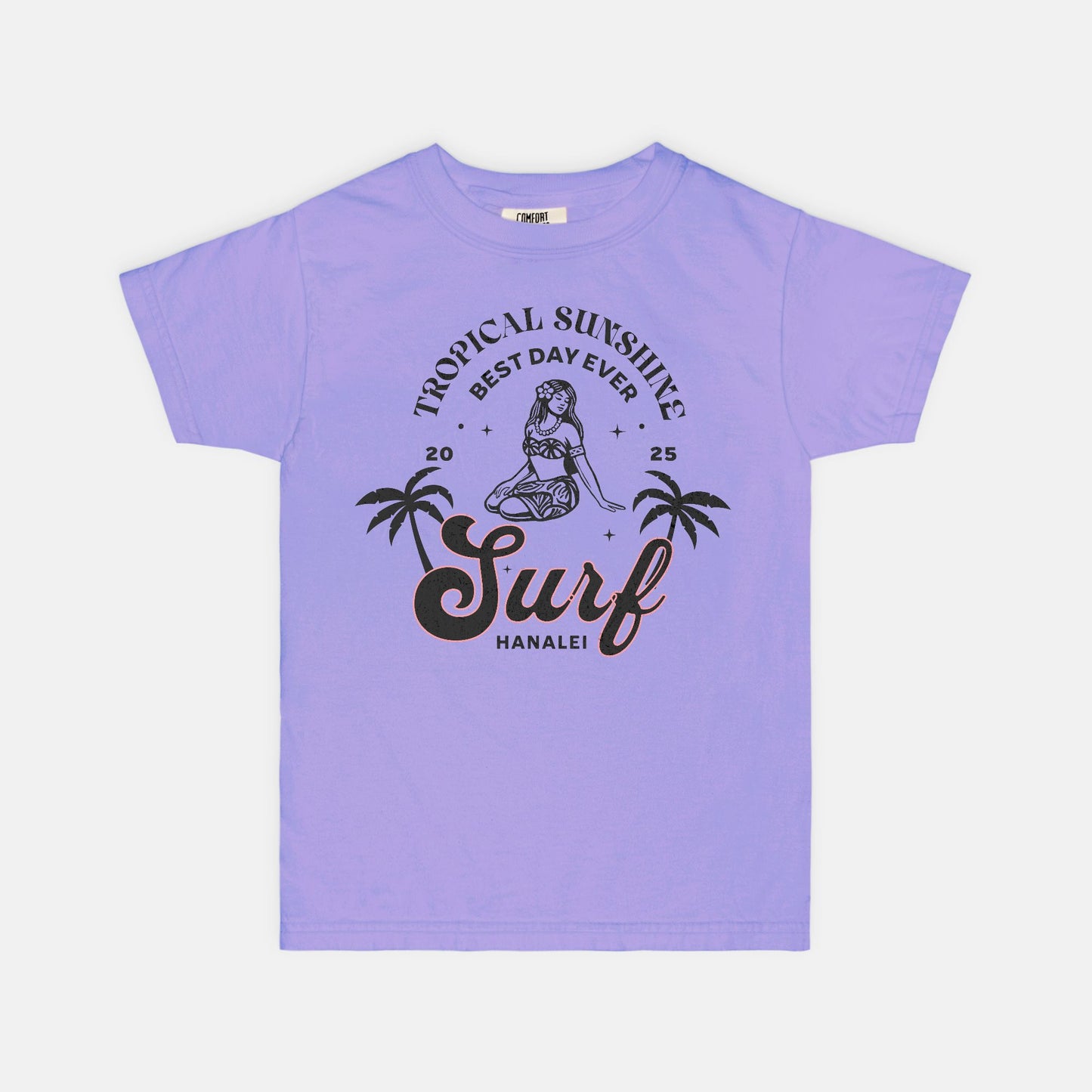 Best Day Ever Surf Hanalei logo - YOUTH Tee