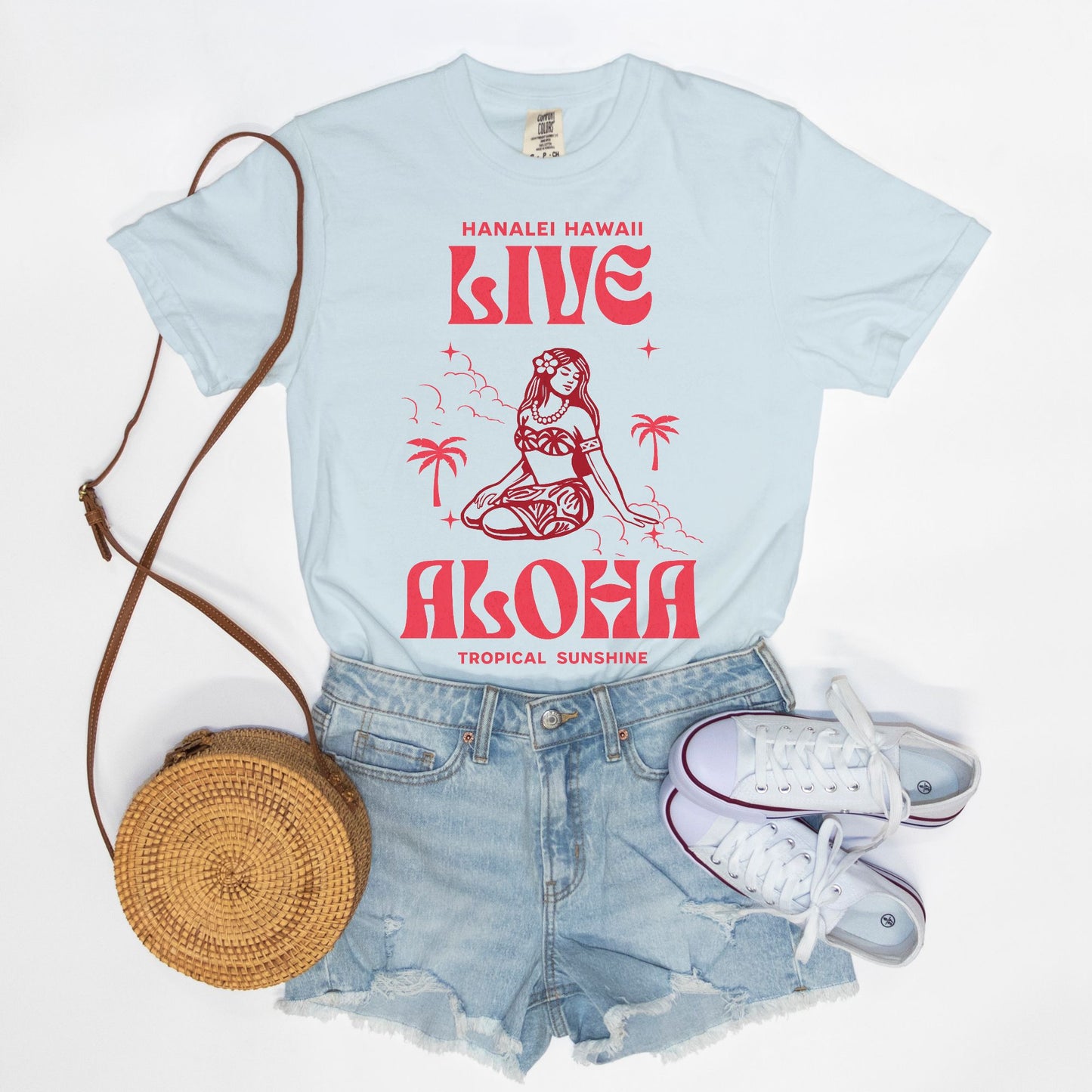 Live Aloha - Cotton T Shirt