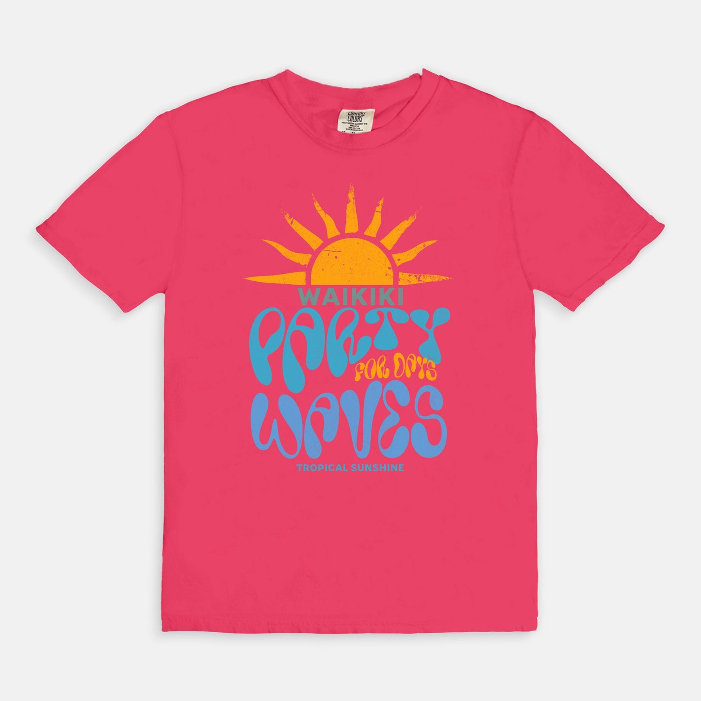 Waikiki - Party Waves for Days - Cotton T-Shirt
