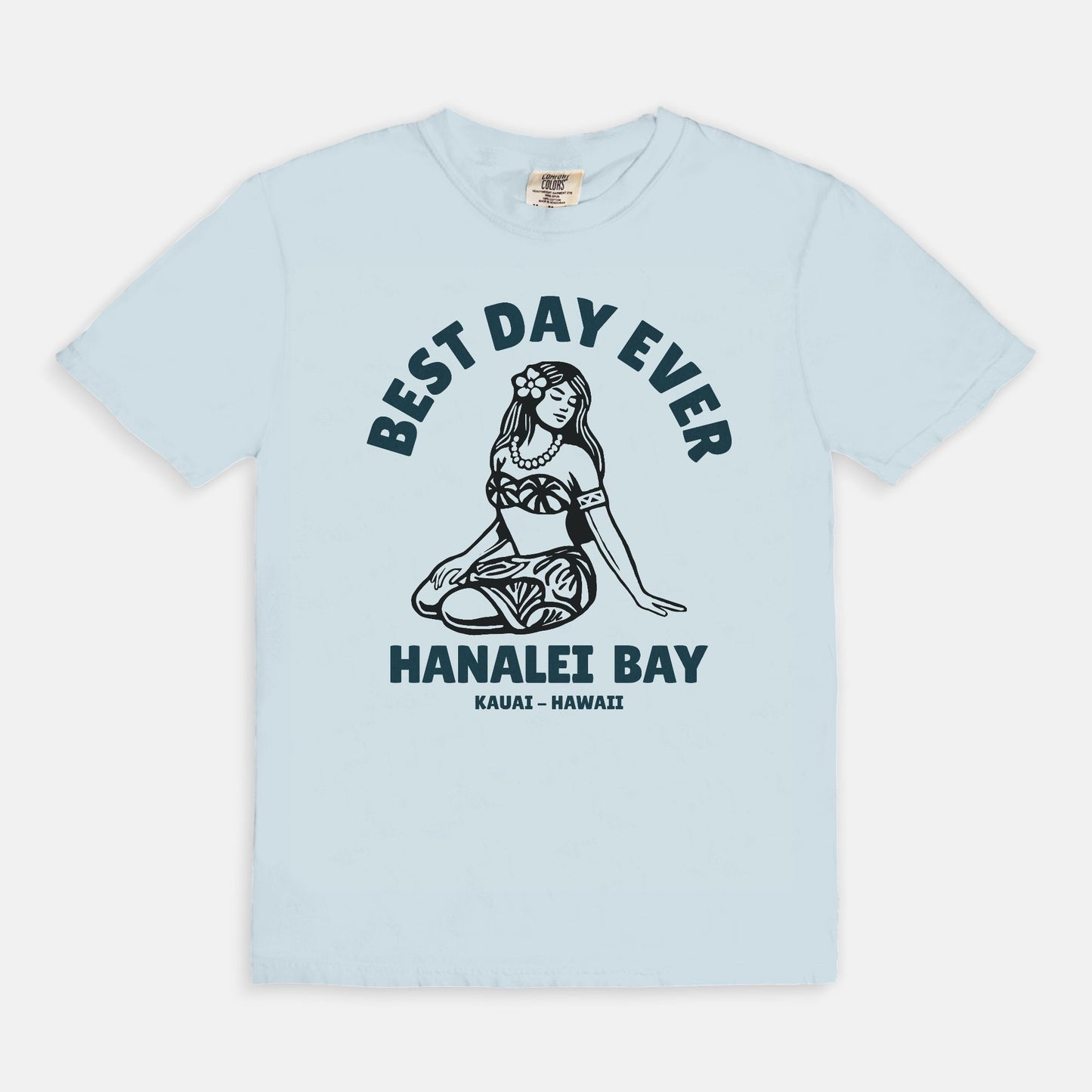 Best Day Ever - Logo Girl - Ivory Cotton T-Shirt