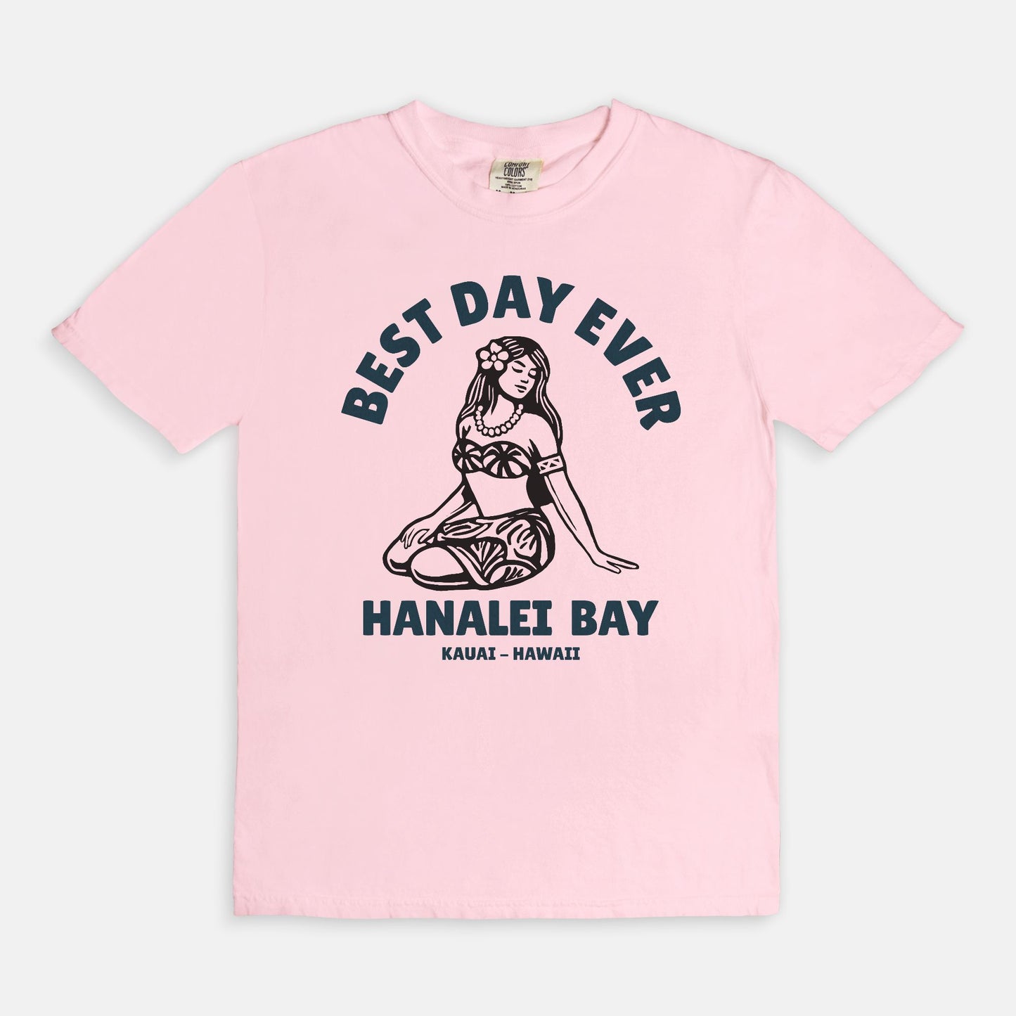 Best Day Ever - Logo Girl - Ivory Cotton T-Shirt
