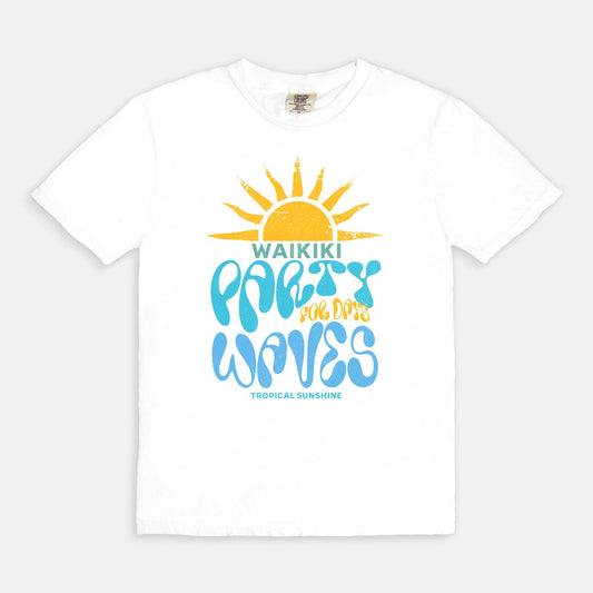 Waikiki - Party Waves for Days - Cotton T-Shirt