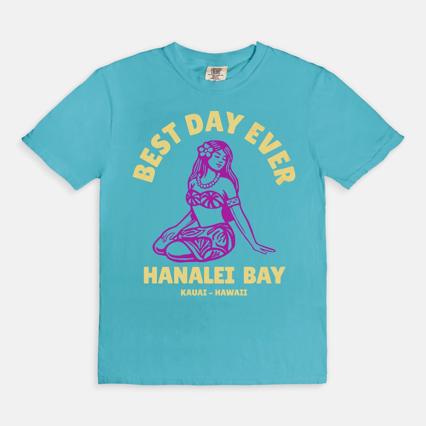 Retro Edition - Best Day Ever – Hanalei Bay Logo Girl - Kauai - Hawaii T-shirt