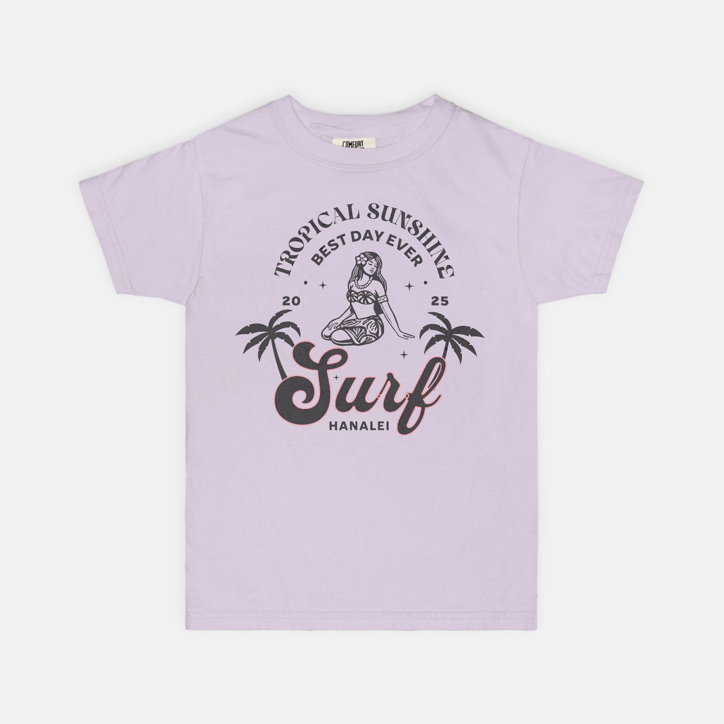 Best Day Ever Surf Hanalei logo - YOUTH Tee