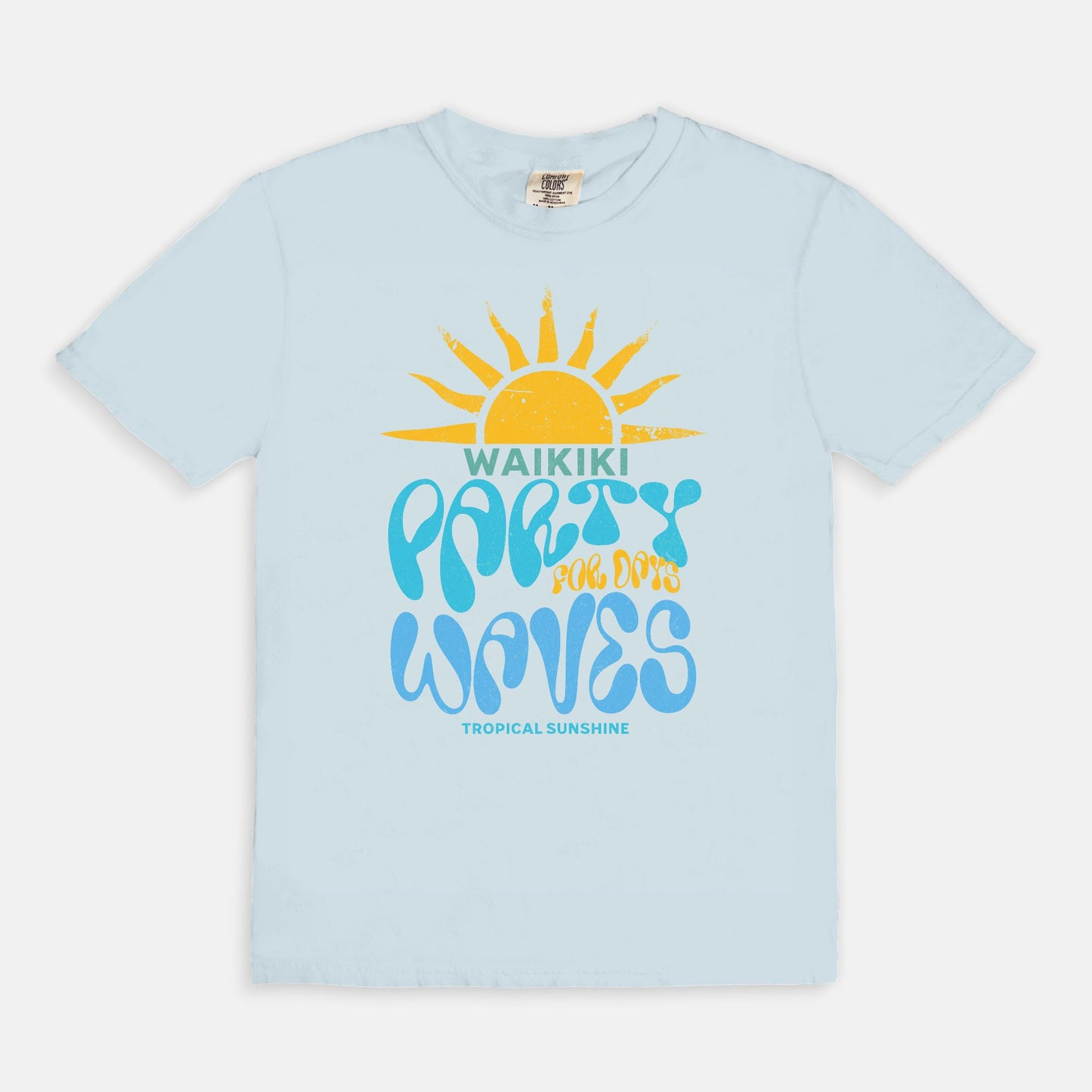 Waikiki - Party Waves for Days - Cotton T-Shirt