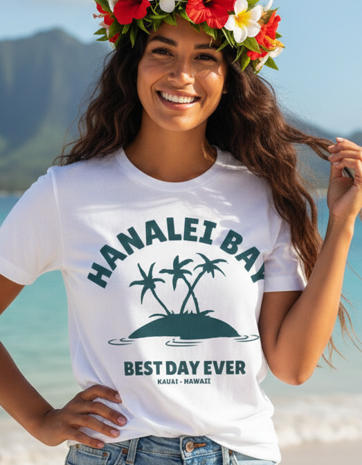 Palm Trees Hanalei Best Day Ever - Multi Color