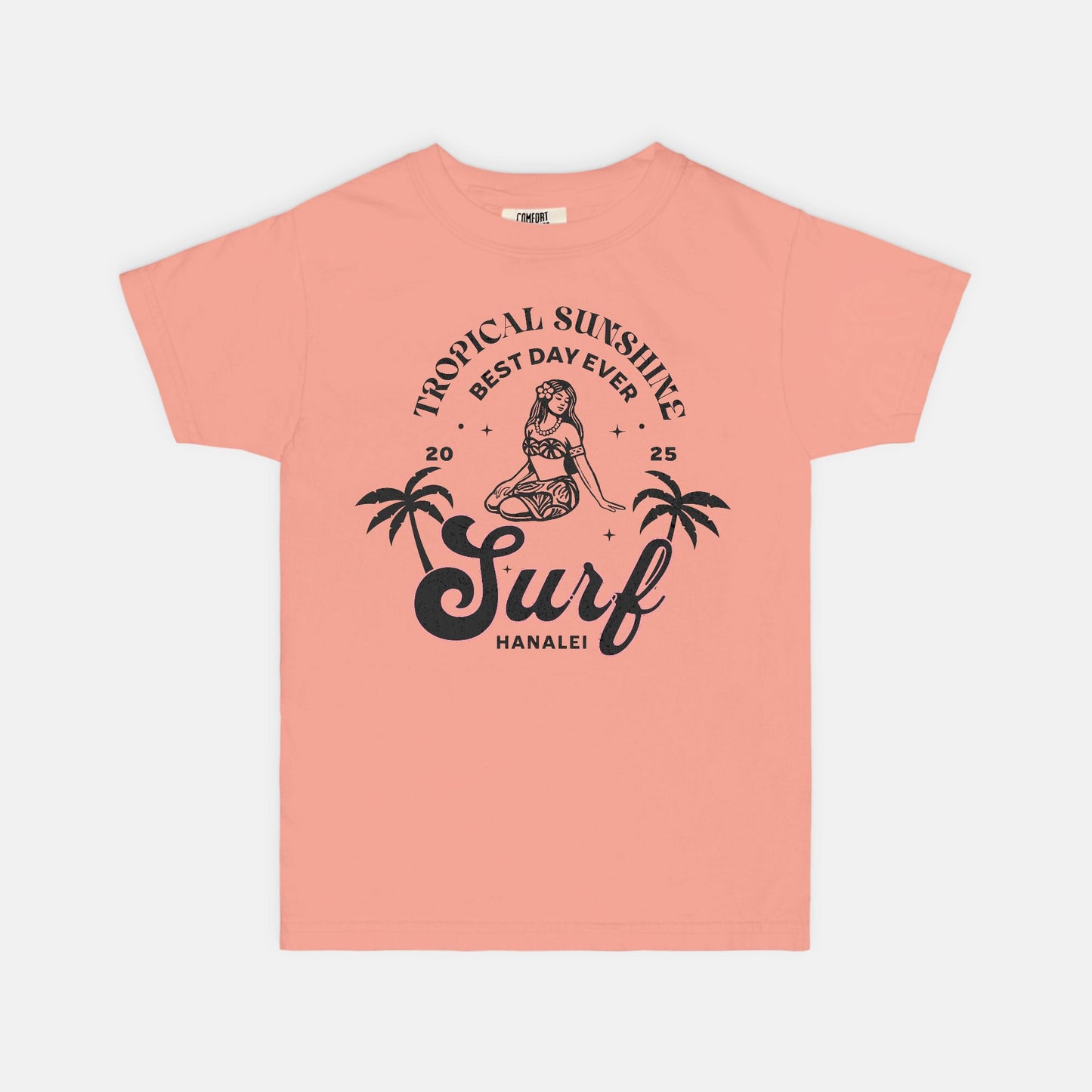 Best Day Ever Surf Hanalei logo - YOUTH Tee