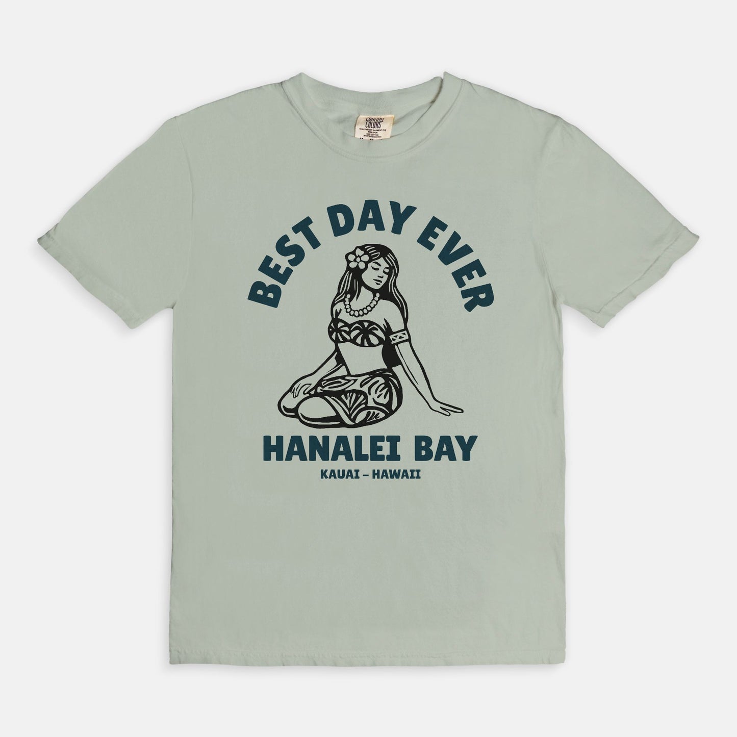 Best Day Ever - Logo Girl - Ivory Cotton T-Shirt