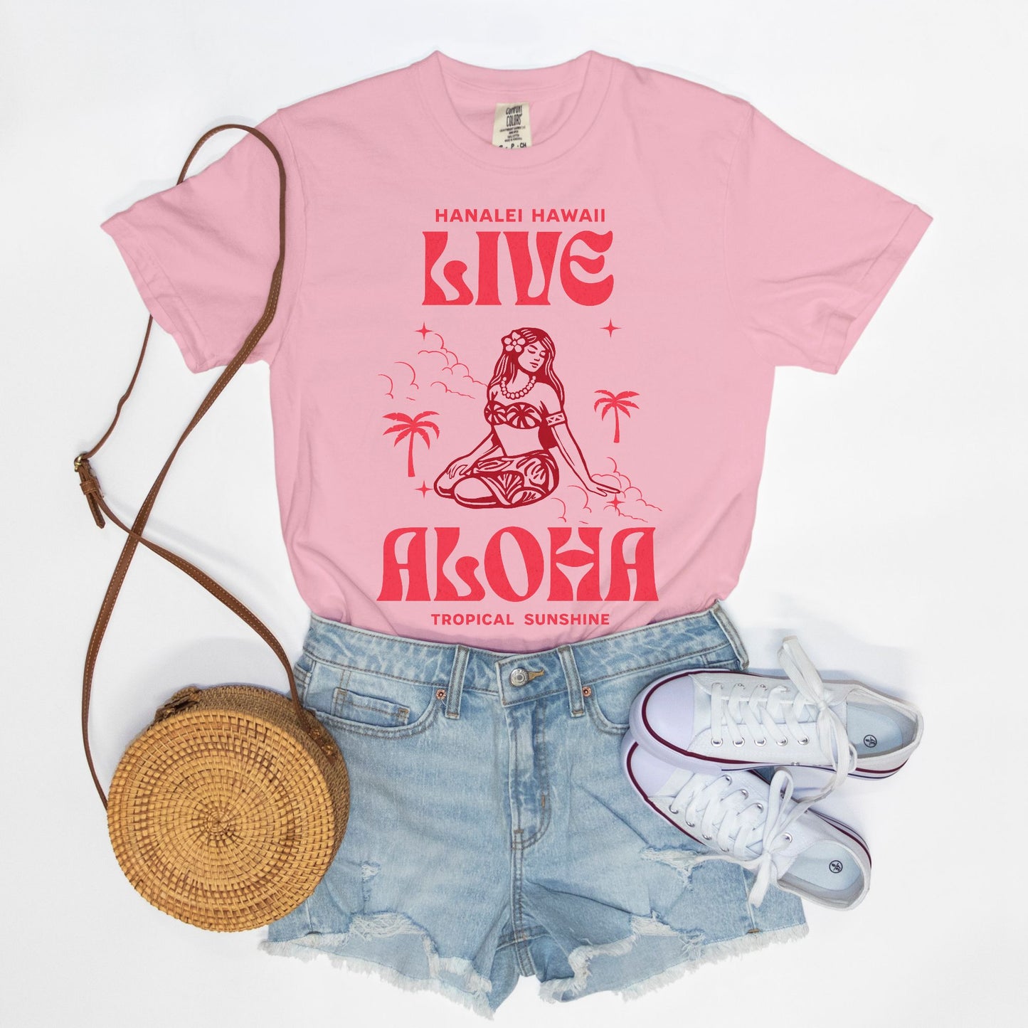 Live Aloha - Cotton T Shirt