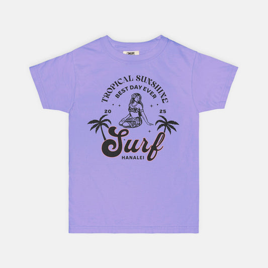 Best Day Ever Surf Hanalei logo - YOUTH Tee