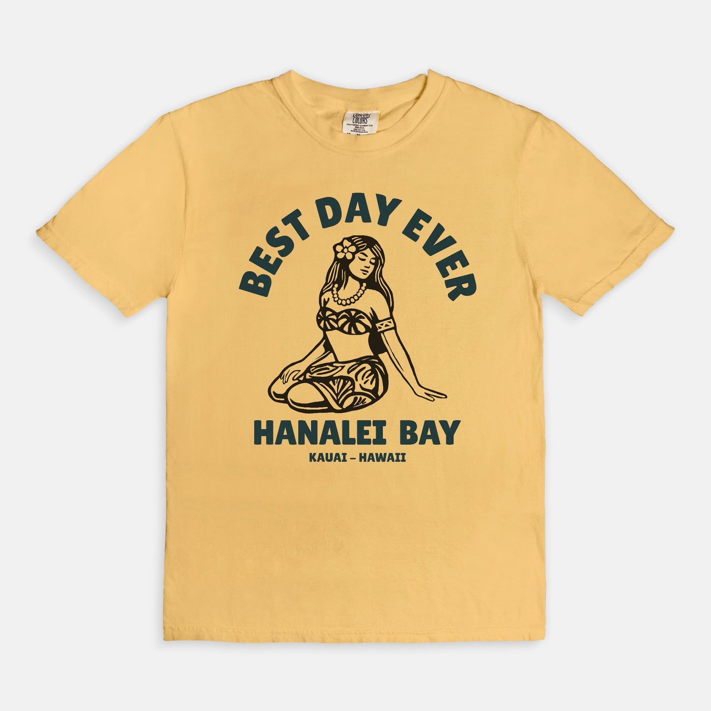 Best Day Ever - Logo Girl - Ivory Cotton T-Shirt