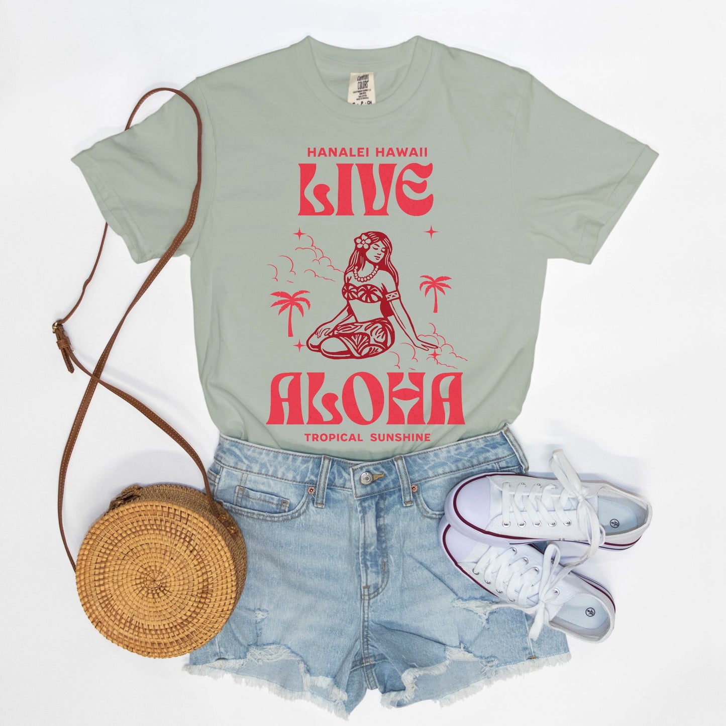 Live Aloha - Cotton T Shirt