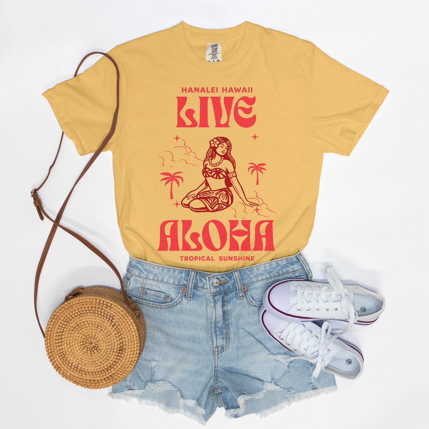Live Aloha - Cotton T Shirt