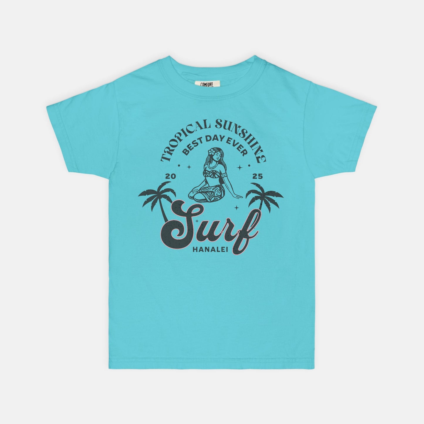 Best Day Ever Surf Hanalei logo - YOUTH Tee
