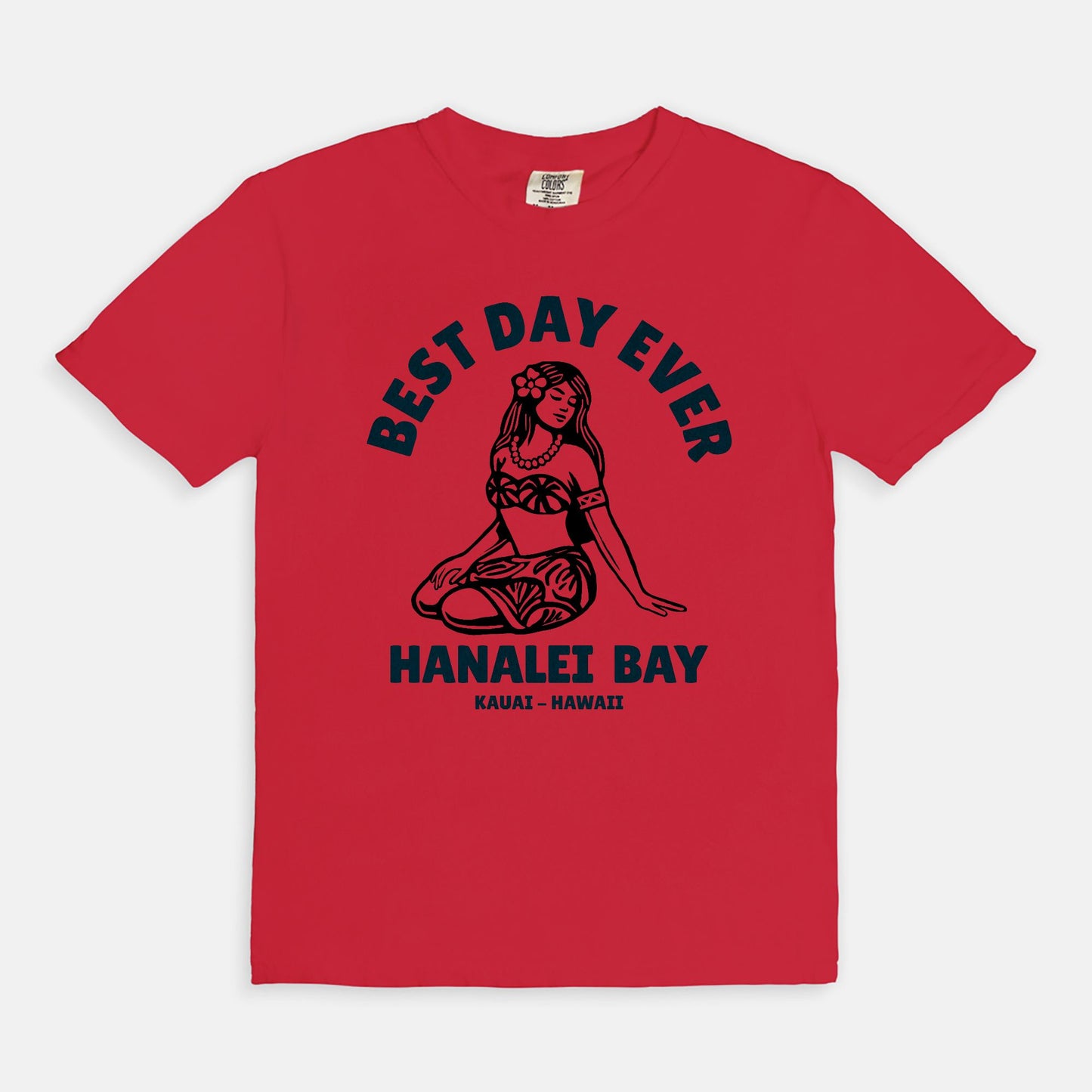 Best Day Ever - Logo Girl - Ivory Cotton T-Shirt