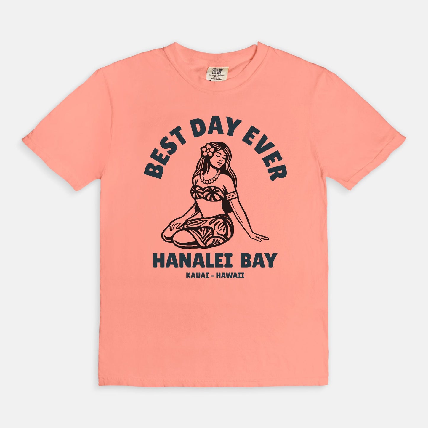Best Day Ever - Logo Girl - Ivory Cotton T-Shirt