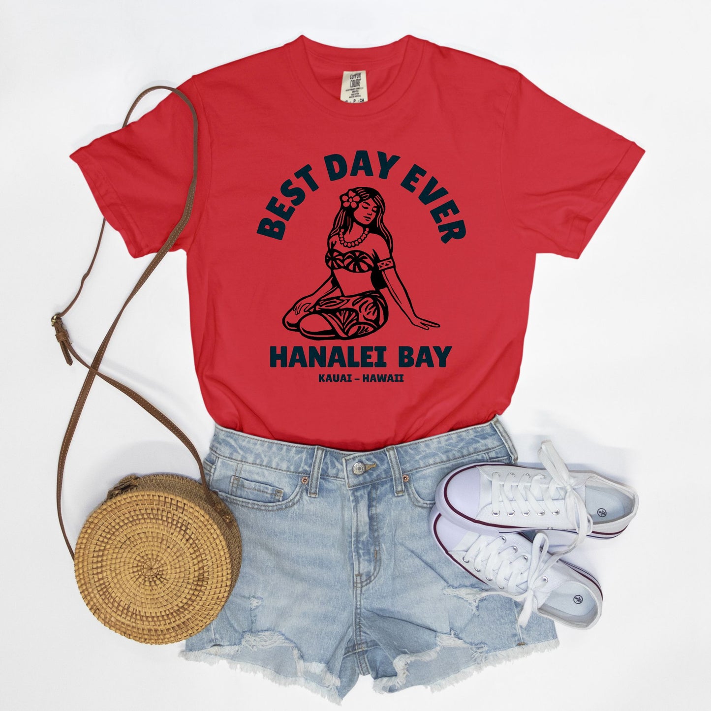 Best Day Ever - Logo Girl - Ivory Cotton T-Shirt
